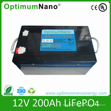 Batería 12V 200ah LiFePO4 para almacenamiento de energía